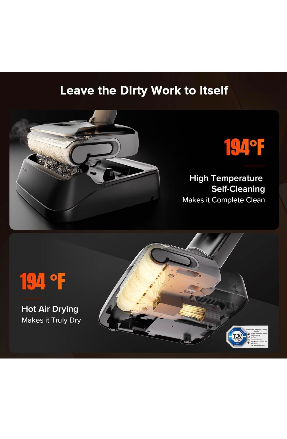 Roborock F25 GT Steam wet dry vacuum cleaner
