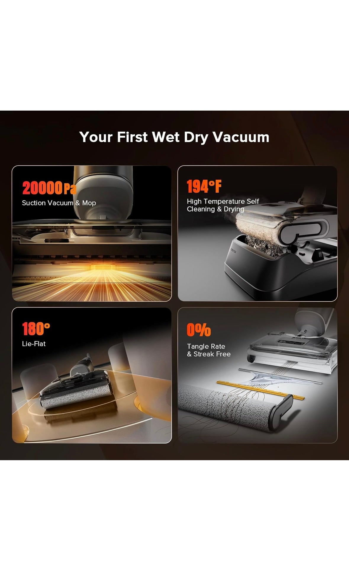 Roborock F25 GT Steam wet dry vacuum cleaner